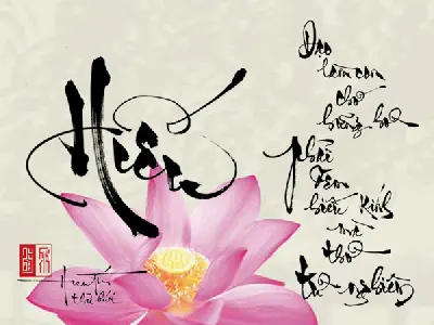 Bộ sưu tập hình thư pháp đẹp mê hồn, hình thư pháp đẹp