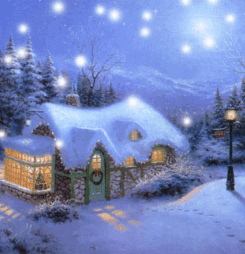Hình ảnh tuyết rơi động đẹp nhất mùa đông Giáng Sinh Noel 24-12