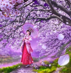 8 hình nền hoa Anh Đào HD đẹp lung linh