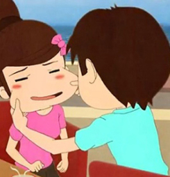 10 Ảnh hoạt hình tình yêu đẹp cho ngày lễ tình yêu 14-2