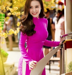 Tải hình ảnh girl xinh mặc áo dài chụp ảnh tết