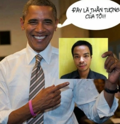 10 ảnh chế hài hước tổng thống Obama