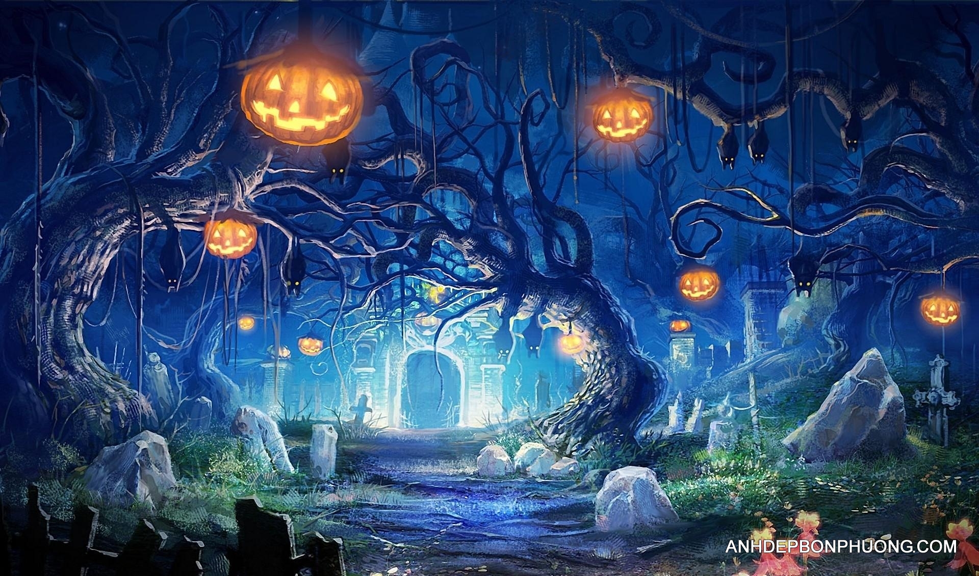 Hình Nền Minh Họa Nền Halloween  Nền EPS Tải xuống miễn phí  Pikbest