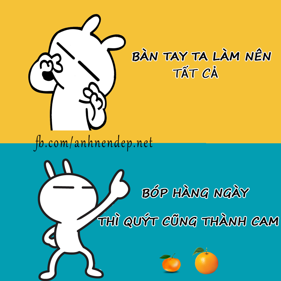 Ảnh chế thỏ Tuzki vui nhộn