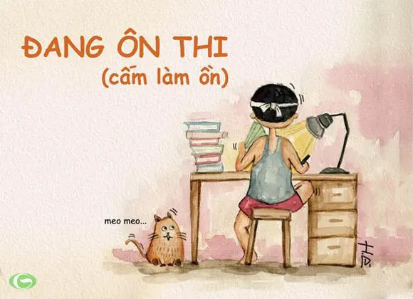 Hình ảnh chế mùa thi cử hài hước